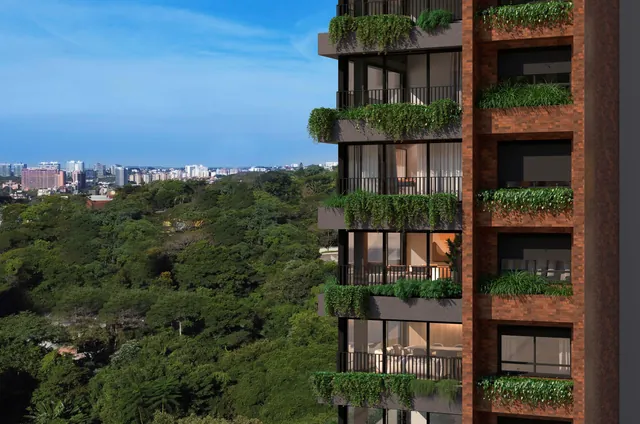 Fachada com vista para o verde, Três Figueiras, Porto Alegre