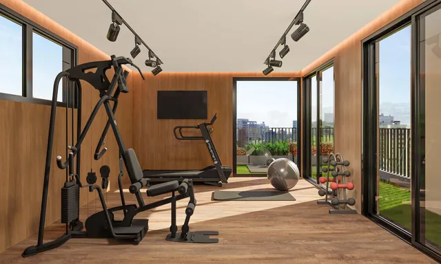 Fitness no rooftop, Três Figueiras, Porto Alegre