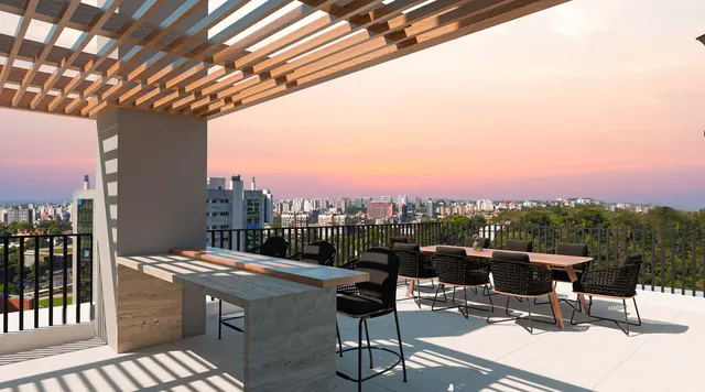 Lounge gourmet no rooftop, Três Figueiras, Porto Alegre