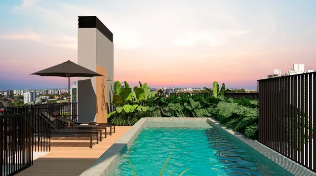 Piscina do rooftop